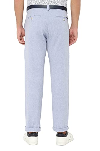 Image of Allen Solly Mens 4 Pocket Slub Trousers