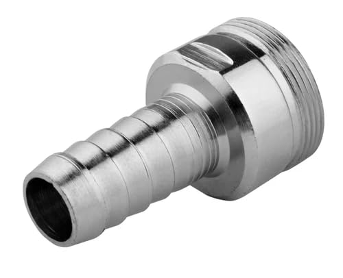 Image of KATHORWARES Stainless Steel Tap Nozzle Connector, Hose Barb Adapter, Faucet Fitting for Kitchen, Bathroom,Washing Machine,Garden||Leakproof||Jet Spray Male /Female Connector