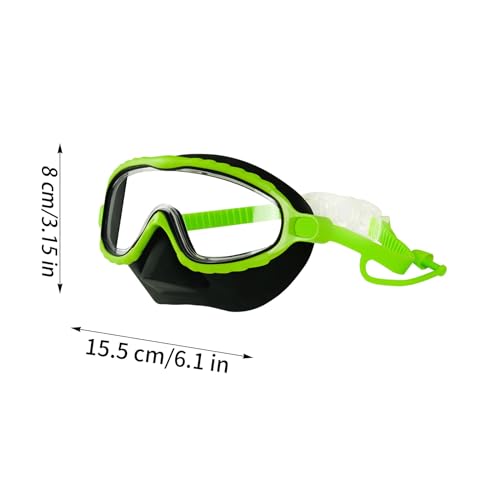 Gafas de esnórquel infantiles con cubierta de nariz para niños de 4 a 16 años 4