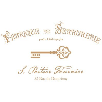 Stencil Deco Vintage Composizione 198 Serrurerie