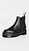 Dr. Martens Unisex Vegan 2976 Quad Chelsea Boots, Black, 12 US Women / 11 US Men