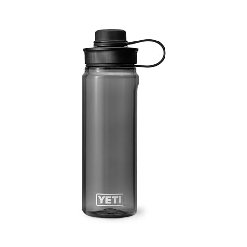 Image of YETI Yonder Water Bottle with Yonder Tether Cap, Lightweight, Leakproof and BPA-Free