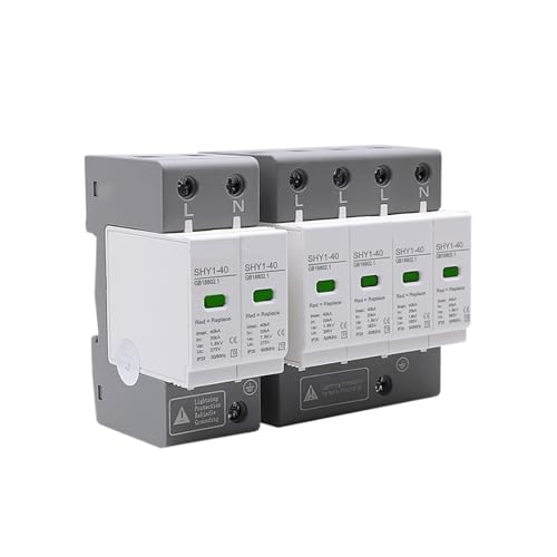 Protector contra sobretensiones para cuadro eléctrico doméstico AC SPD 2P 20-40KA 230V