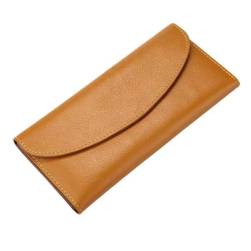 FMURY Long Thin Purse Women's Triple Fold Euro Button Money Clip Clutch Bag Women Wallet