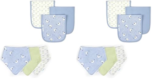Ingenuity Easy Eater™ 3-Pack Baby Bandana Bib Set - Kodi™ & Easy Eater™ 3-Pack Baby Burp Cloth Set - Kodi™ - Main Image