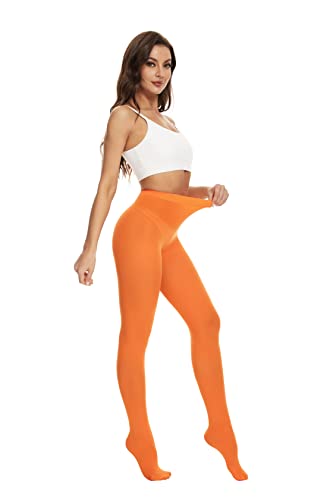 Image of CozyWow Women's 80D Soft Opaque Tights, High Waist Solid Color Womens Tights with 30+ Colors