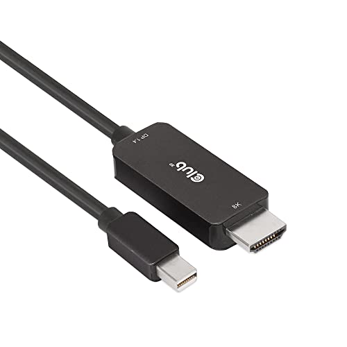 Club 3D CAC-1187 MiniDisplayPort™ 1.4 to HDMI™ 4K120Hz or 8K60Hz HDR10+ Cable 1.8 m M/M, Black - Image 3