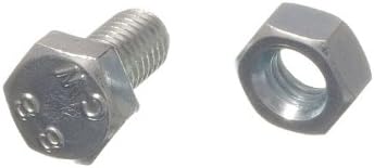 500 X M16mm Hex Bolts Set Screw - Grade 4.8 - BZP Zinc Plated