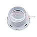 T Tulead 3 Inch Round Air Diffuser Adjustable Ball Soffit Vent Plastic Ceiling Vent Covers Wall Vent Cover for Garage, Bathroom, Kitchen, White