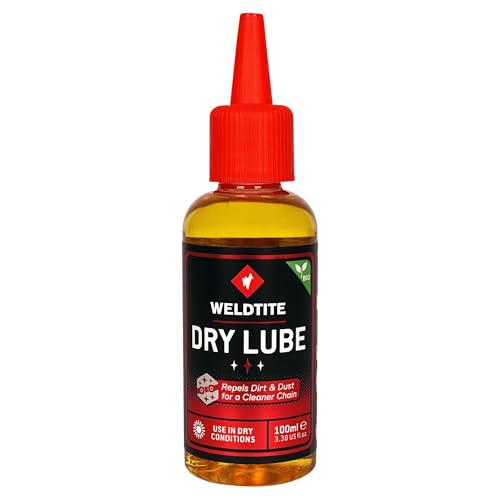 WELDTITE Dry Lube With Surface Protector - High Performance Lubricant for Bike Chains 100 ml