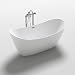 Produktbild HOME DELUXE - freistehende Badewanne - OVALO - Maße: 170 x 80 x 72 cm - inkl. komplettem Zubehör I 2 Personen, Bad, Acrylwanne