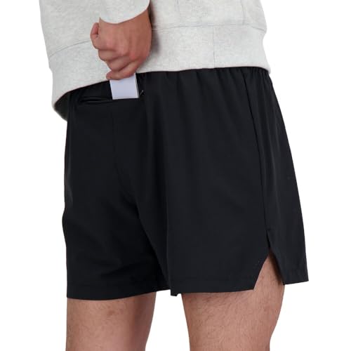 New Balance Men's RC 5" Shorts, Black, XL - Image 3
