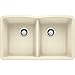 Blanco BL440186 Diamond Equal Double Bowl, Biscuit