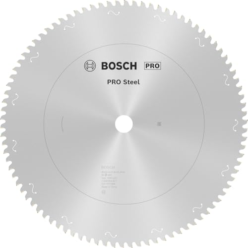 Bosch 1x PRO Steel Kreissägeblätter für kabelgebundene Kapp- und Gehrungssägen (für Stahl, Ø mm, Professional Zubehör Gehrungssäge)