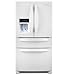 Kitchenaid KFXS25RYWH 35 5/8-Inch, 25.0 Cu. Ft. Standard-Depth French Door Refrigerator