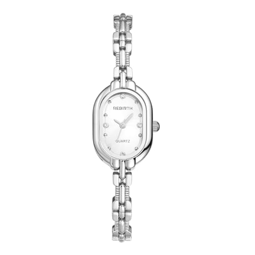 Montre femme ronde quartz au cadran acier élégant pour oublier les bracelets rigides inconfortables