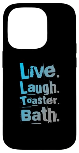 Live Laugh Toaster �o�X�T�C�� Live Laugh Toaster �����C�̈��p �X�}�z�P�[�X iPhone 14 Pro �p
