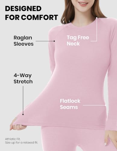 Image of Iguana Womens 100% Merino Wool Base Layer Set Active Thermals