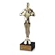 Oscar Statue Goldener Pokal 24 cm aus Kunststoff mit Gravur