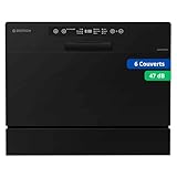 GEDTECH   Lave vaisselle Table Top GLV6T47BL   6 couverts   47 dB   Départ différé