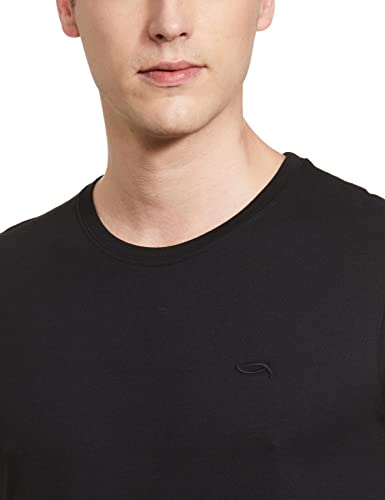 Image of Max Men's Cotton Regular Fit Half Sleeves Crew Neck Solid Lounge T-Shirt