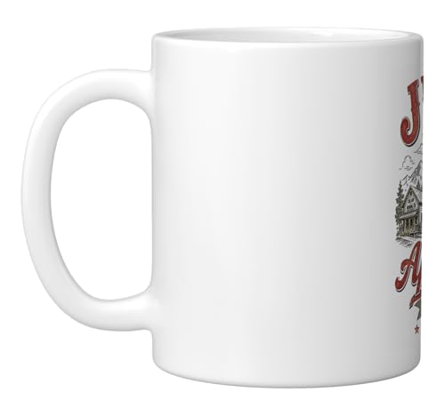 Julian California Apple Pie Capital Vintage Mascot Logo Ceramic Mug, White