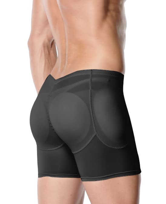 bslingerie Mens Hip Enhancer Shorts Underwear Boxer Shapewear Butt Lifter3