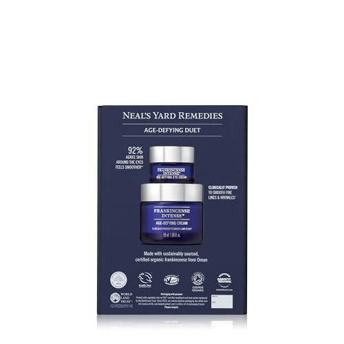 Neal's Yard Remedies Frankincense Age-Defying Duet Gift Set, Nourishing Face Cream & Eye Cream With Essential Oils - Image 3