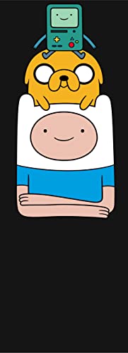 Adventure Time Finn, Jake, and BMO Men's Black Drawstring Sleep Pants3