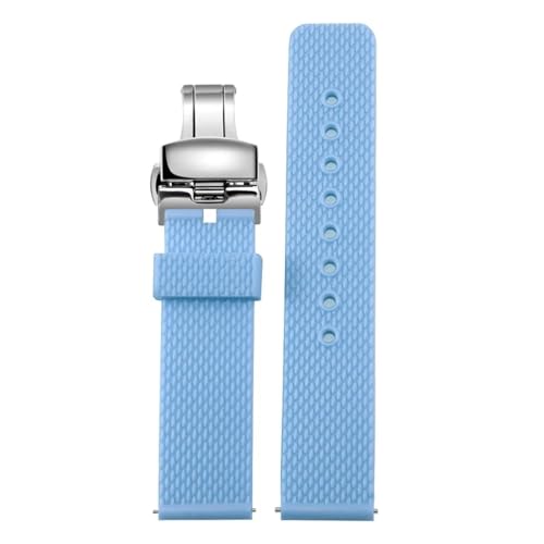 YINGO NCbN[XC^[tF[X o[EHb`Xgbv 18 19 20 21 22 23 24mm hVREHb`oh(Light blue Silver A,19mm)