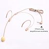 Wired Microphone Headset 3.5mm Headworn Mic Detachable Condenser Dual Hook for Studio Voice Amplifier, Teachers, Presenters (Black) #4