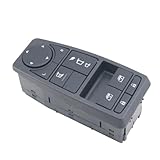 Left Driver Side Power Window Lifter Control Switch 81258067093 Compatible for Man TGS TGX Power Window Switch Cars Parts
