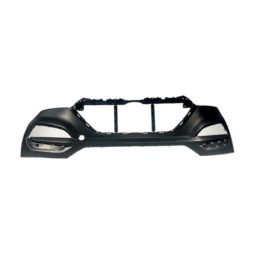 Image of FitParts Compatible with Hyundai Tucson 2016-2018 Front Upper Bumper Cover | Primed, With Fog Light Holes, Ready to Paint, OEM 86511D3000, HY1014101