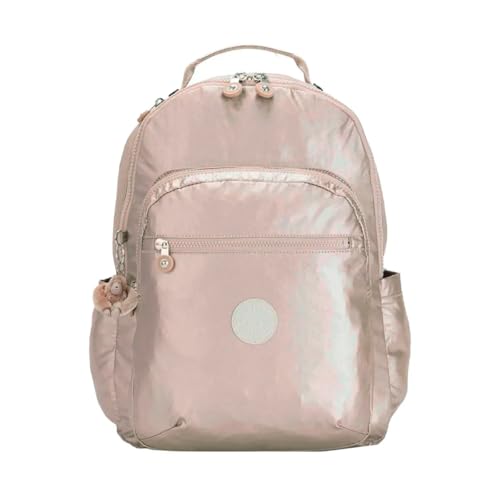 Kipling SEOUL Großer Rucksack, Metallic Glow (Silber)