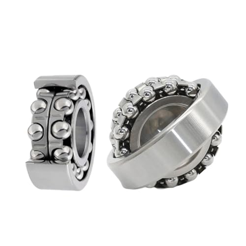 1PCS Double Row Aligning Ball Bearing 662305 2305 K Bearing Steel Stainless Steel 25x62x24mm Adapter Sleeve H2305(S2305)