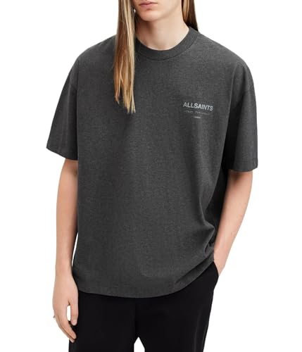Image of AllSaints Men's Underground Oversized Short Sleeve Crew Neck Shirt
