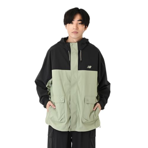 new balance(ニューバランス) メンズストレッチナイロンマウンテンパーカー (AMJ55687) 日本限定 撥水 ストレッチ 伸縮性メンズ