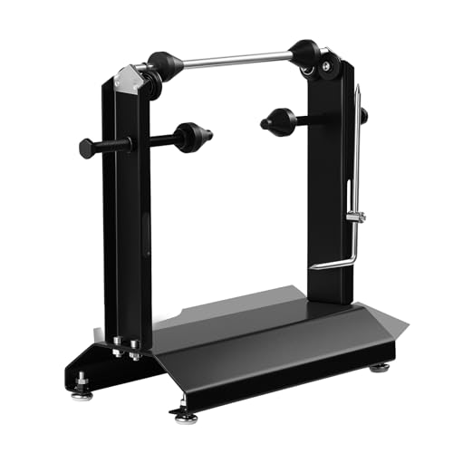 Bonnlo Motorcycle Bike Wheel Balancer Rim & Tire Alignment Tool Stand with Balancing Beads Adjustable Cones for Road Sport and Dirt Bikes
