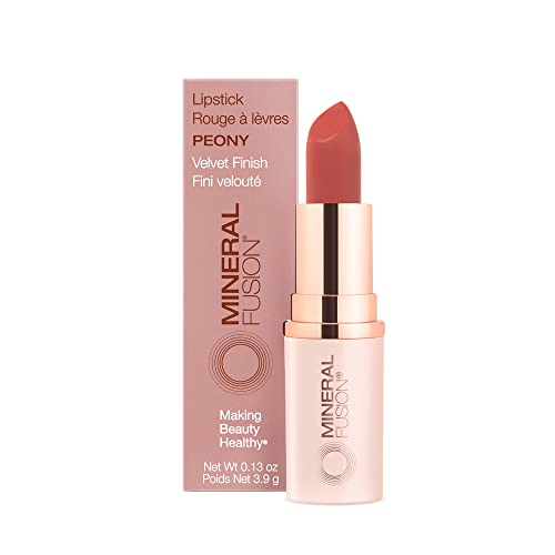 Mineral Fusion Lipstick, Peony, .14 Ounce #TOP7
