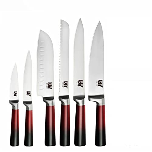 Knife Set, 7pcs Stainless Steel Knife Set Free Cover Chef Knife Pocket Bag Chef Slicing Bread Santoku Utility Paring Knife Cooking Tool Kitchen Knife Set BY ZZYY (Color : I. 8 PCS SET) Knife Set, 7pcs Stainless Steel Knife Set Free Cover Chef Knife Pocket Bag Chef Slicing Bread Santoku Utility Paring Knife Cooking Tool Kitchen Knife Set BY ZZYY (Color : I. 8 PCS SET)