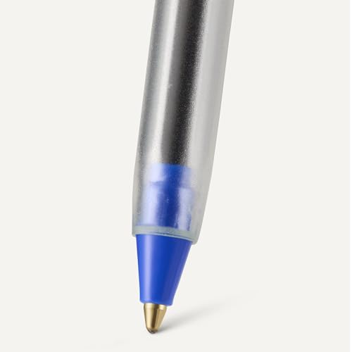 Image of Amazon Basics Ballpoint Pens, Medium Point 1.0mm, Blue Ink, 144-Pack