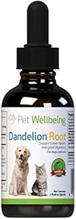 Pet Wellbeing - Dandelion Root for Dogs - All Natural Dandelion Root - Dog Liver, Digestive, and Cardiovascular Support - 2oz (59ml)