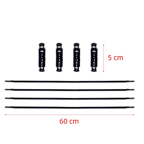 LIEBFIT 2in1 reflektierend Warntafeln Warnschild Italien und Spanien Aluminium mit 4*Spanngurte für Heckträger Fahrradträger Wohnmobil 50x50cm