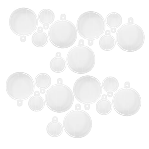 HOMOCONO 1 Set Lid for Burn Barrel Professional Bucket Seal Lid Plastic Oil Drum Seal Caps White Sealing Supply