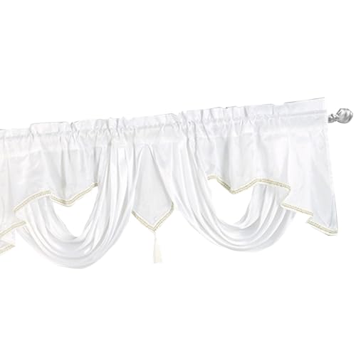 JTPMYFT Wasserwellen-Vorhangkopf Fertiger Vorhang