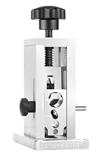 StripMeister Original Drill-Powered Wire Stripper – Wire Sizes Up to Ø3/4" [20mm], Jam-Free, Copper Wire, Built for Safety, Speed, and Efficiency - Portable Wire Stripping Machine