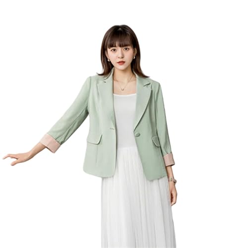 Blazer fin printemps été veste légère 3/4 pour terrasses et bureau