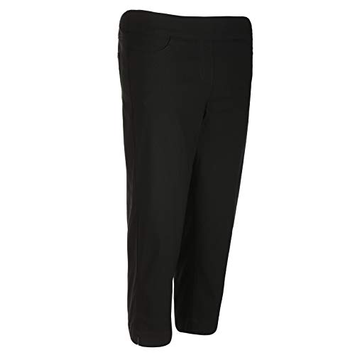 Slim-Sation G27725PM-001-12 Women'S Golf Wide Band Pull-On Capri Pant thumb #2