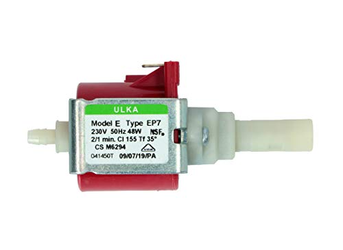 ULKA EP7 48W Bomba para Cafeteras 230V, 50Hz, 2/1 min, Caudal: 1000 cc/min