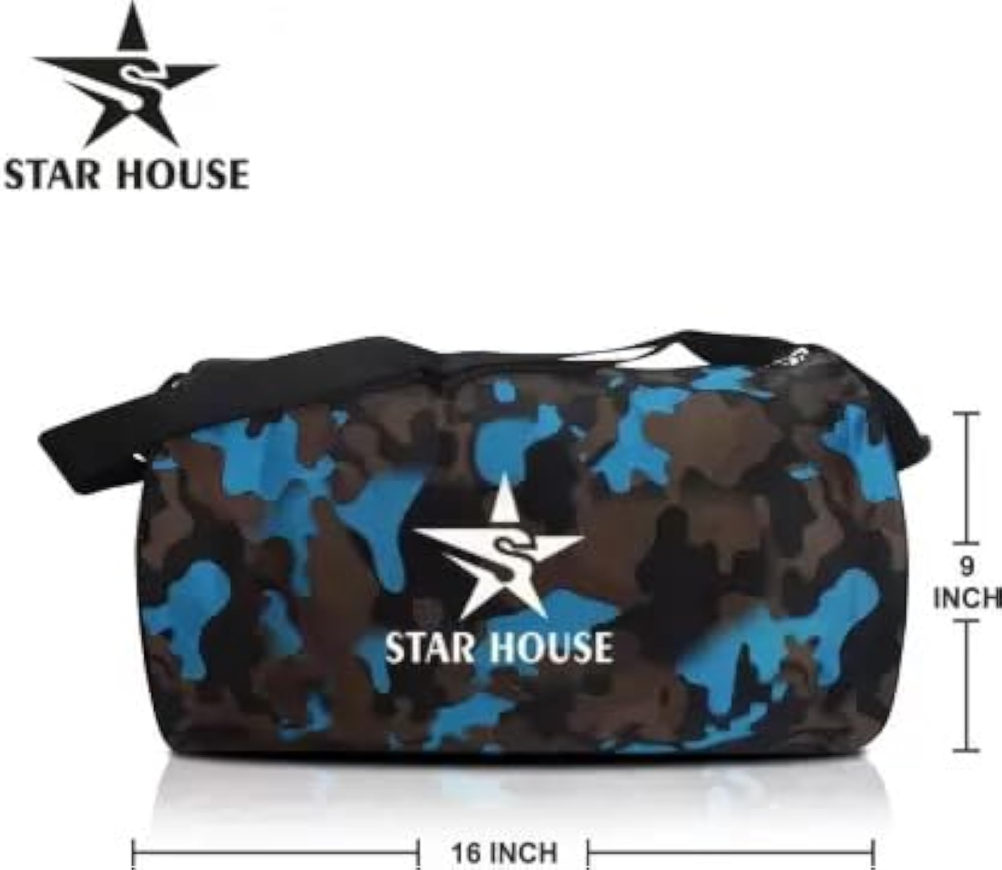 Dashing Look Gym Bag, Blue